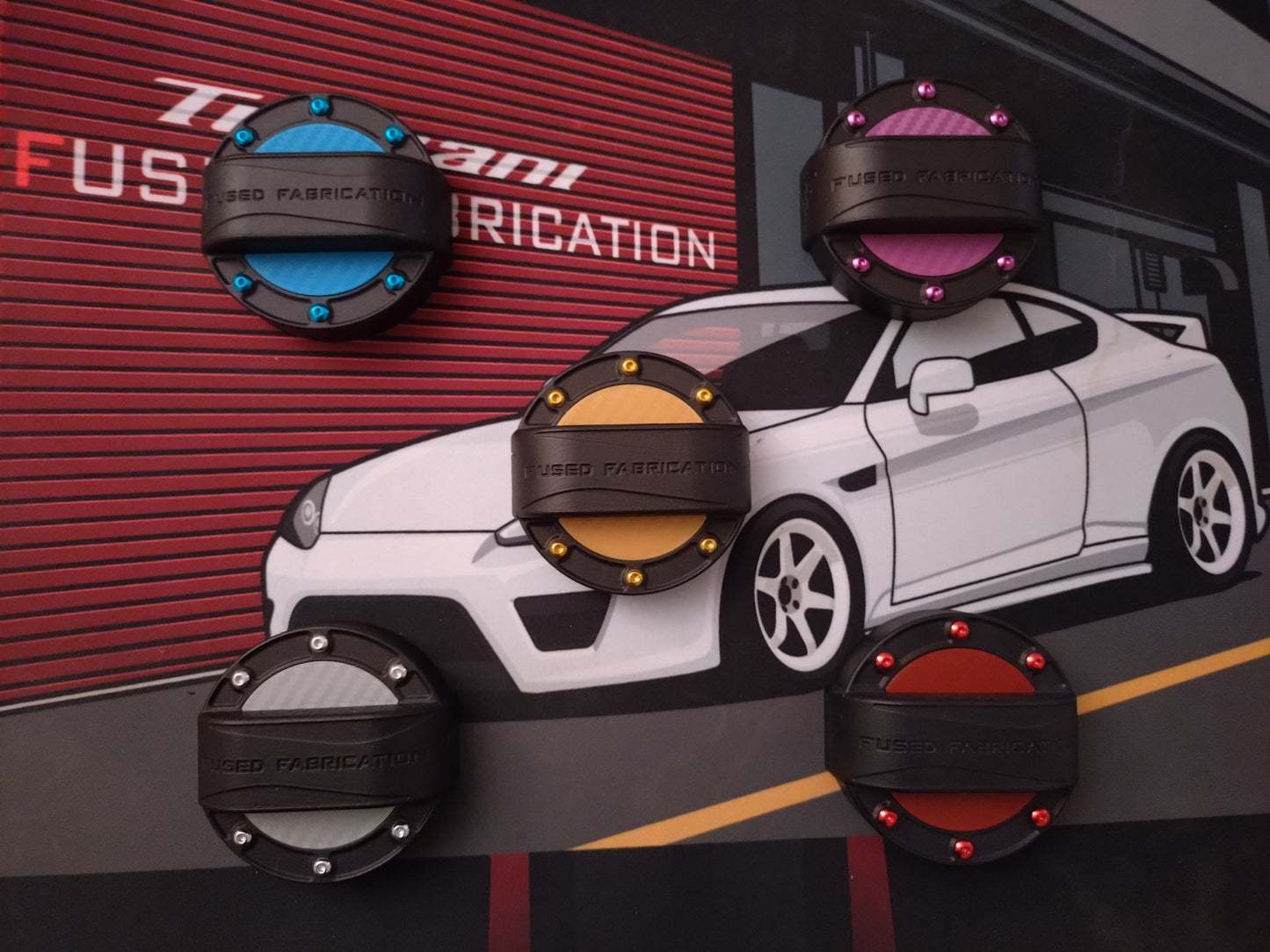 Hyundai Coupe Fuel Cap Cover V2